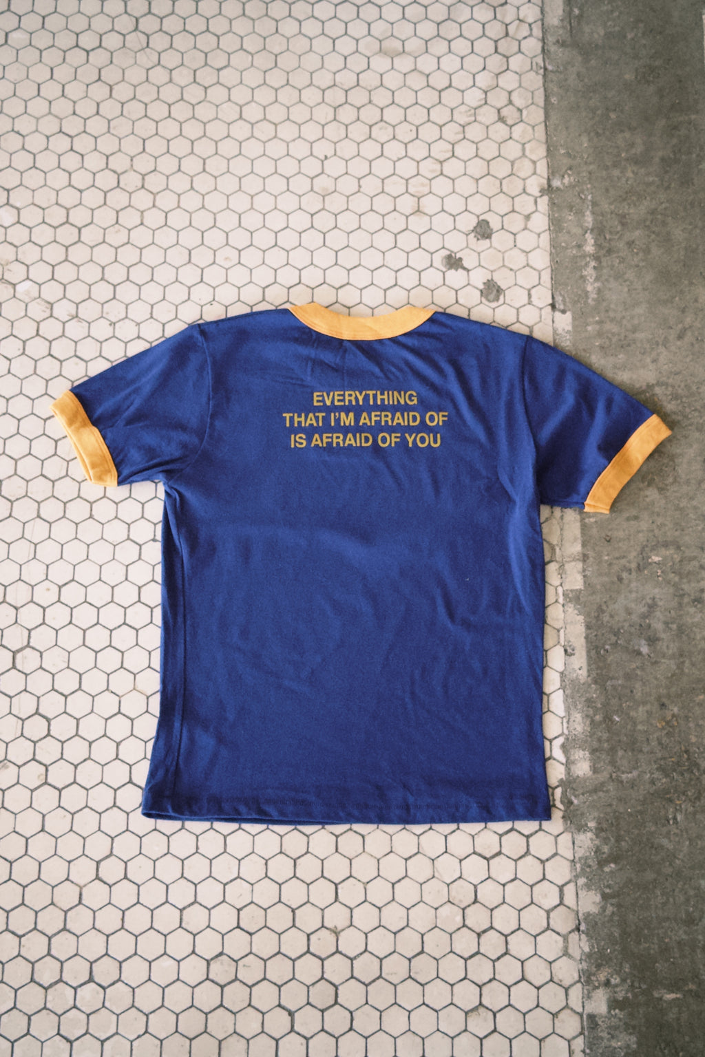 AFRAID! RINGER TEE