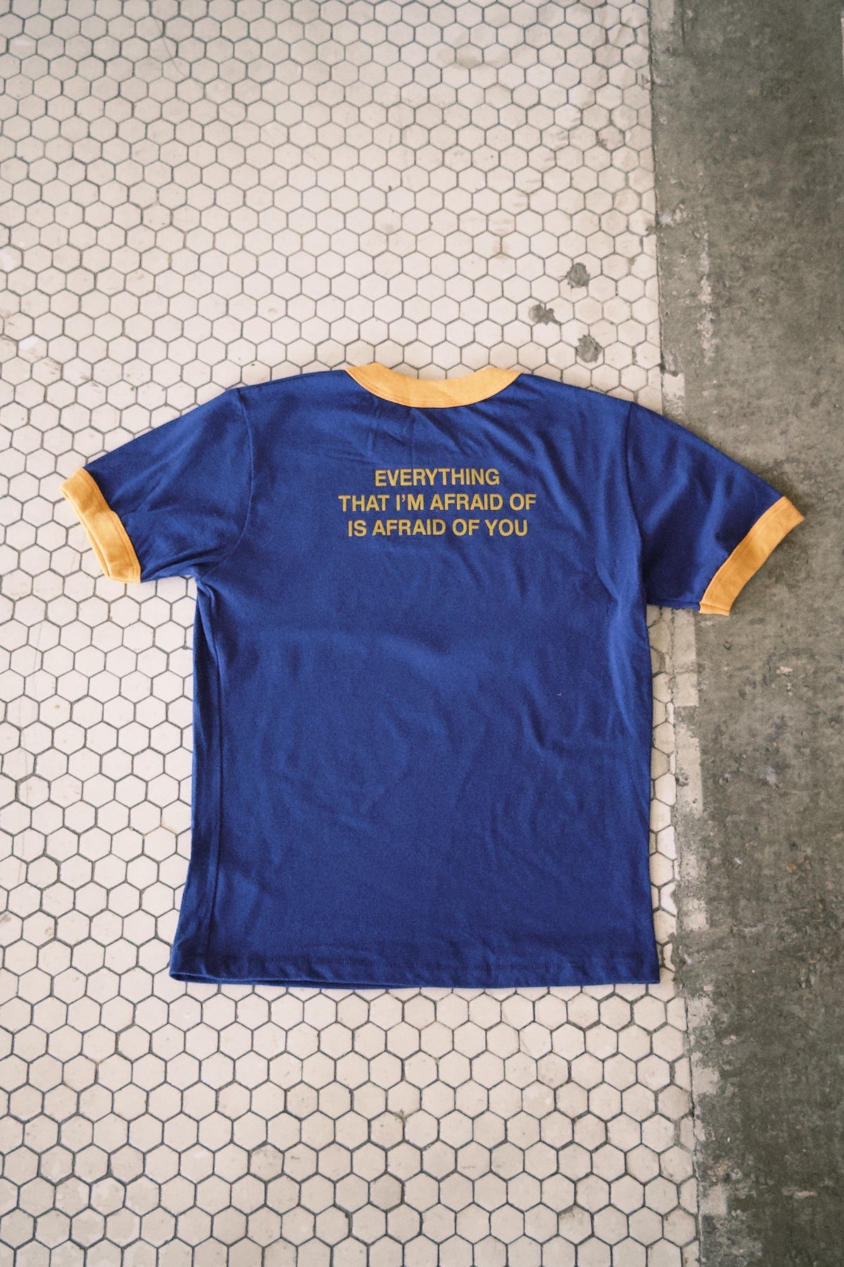 AFRAID! RINGER TEE