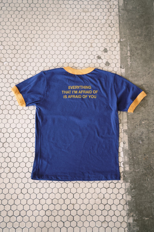 AFRAID! RINGER TEE