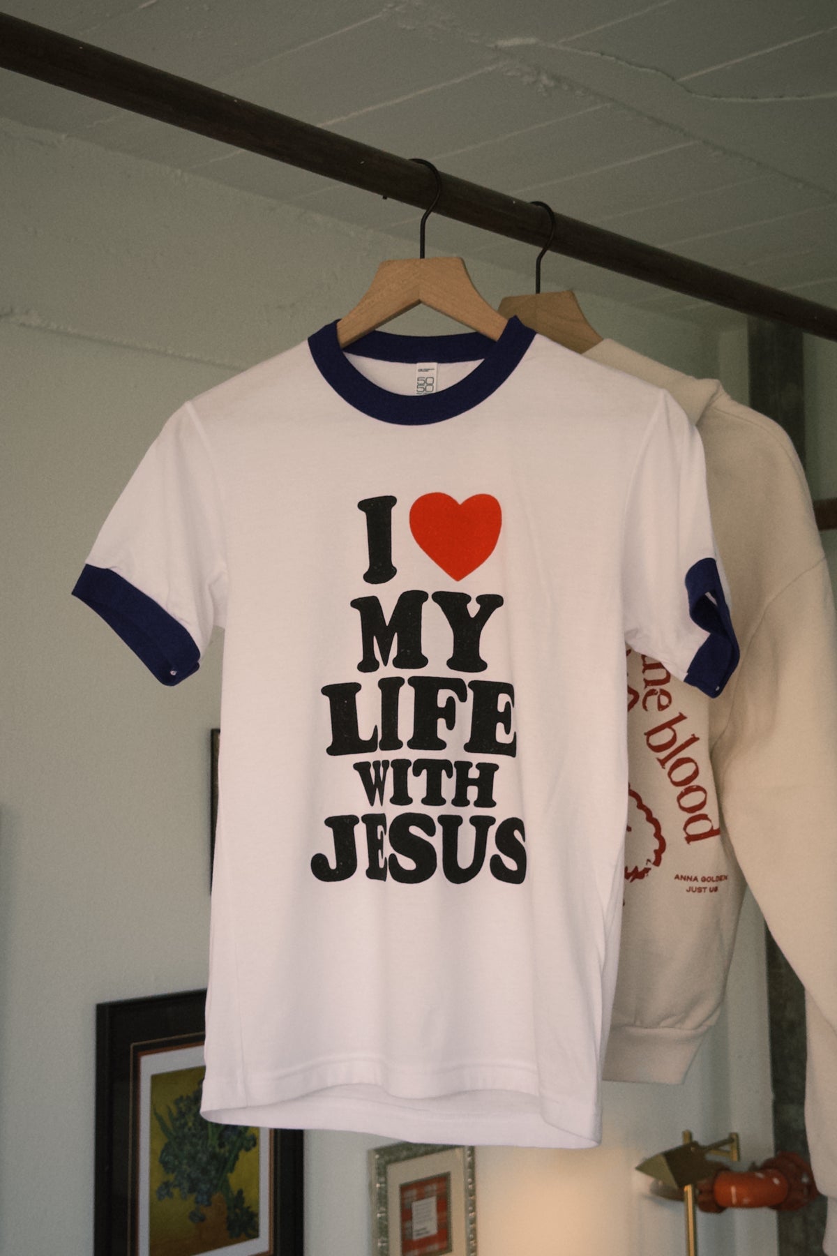 I ♥️ JESUS RINGER TEE