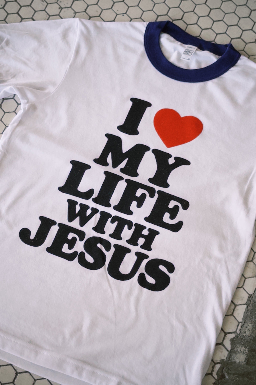 I ♥️ JESUS RINGER TEE